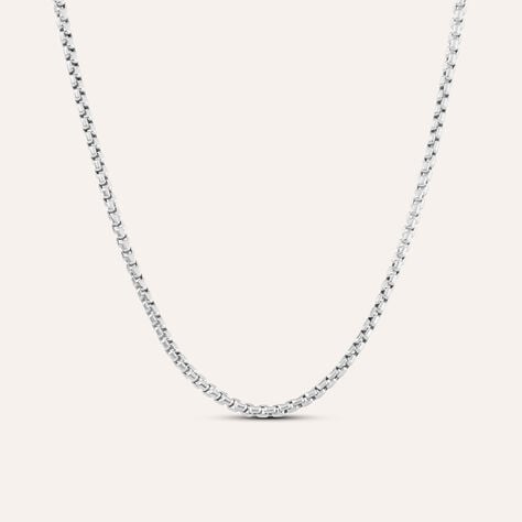 Catena L'homme Or Oro Bianco - Collane Catena Uomo | Stroili