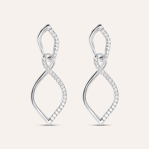 Orecchini Pendenti Silver Shine Argento Rodiato Cubic Zirconia - Orecchini Pendenti Donna | Stroili