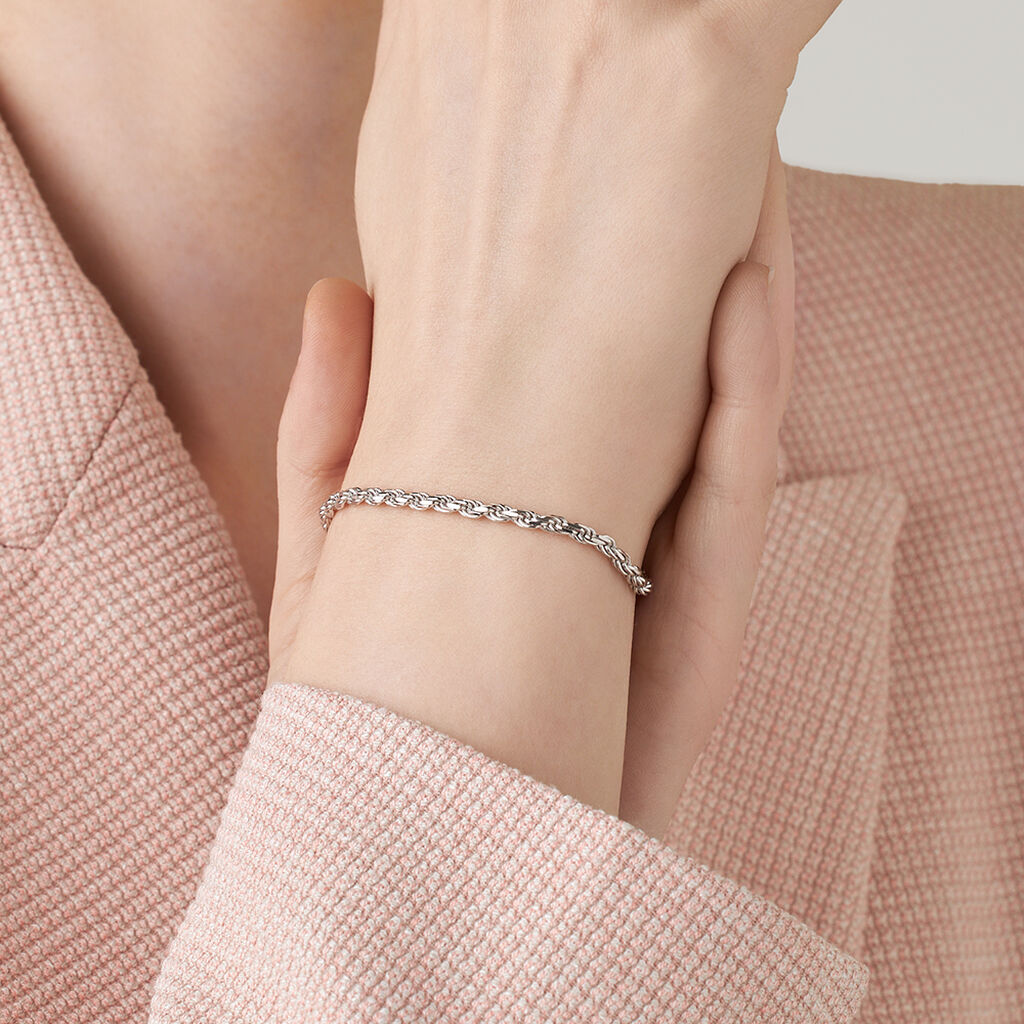 Bracciale Catena Silver Collection Argento Rodiato