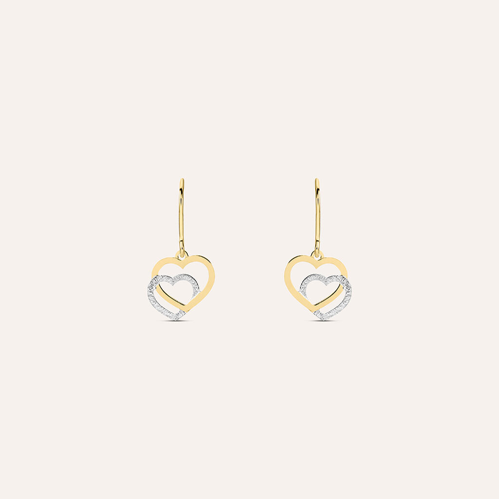 Orecchini Pendenti Beverly Oro Bicolore