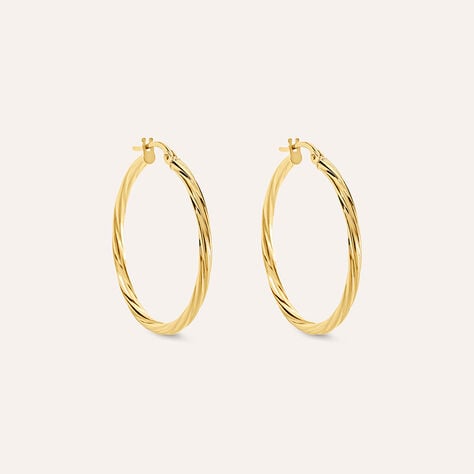 Orecchini A Cerchio Toujours Oro Giallo - Orecchini a Cerchio Donna | Stroili