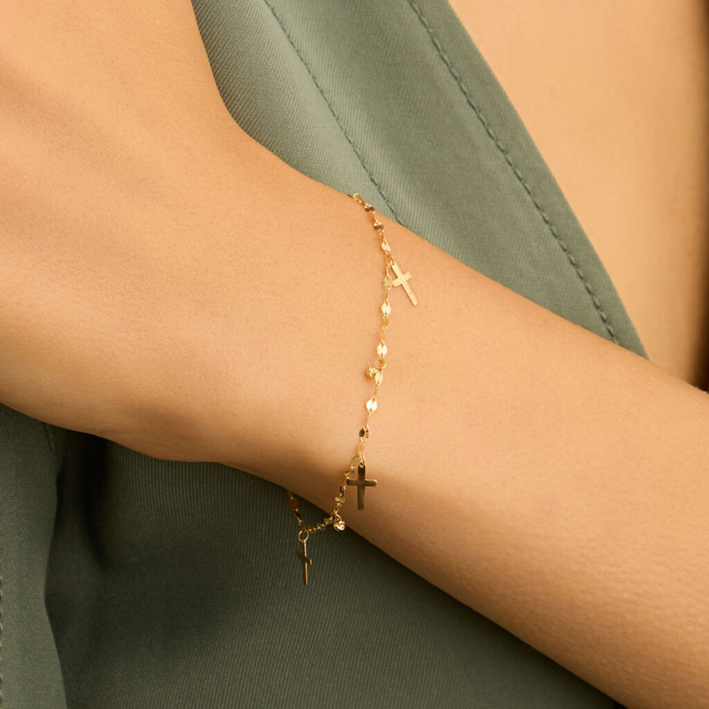 Bracciale Rosario Holy Oro Giallo