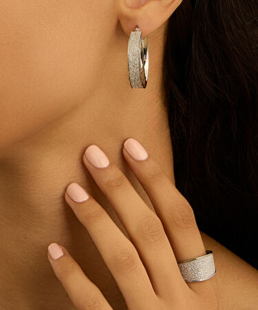 Anello Fascia Aura Acciaio