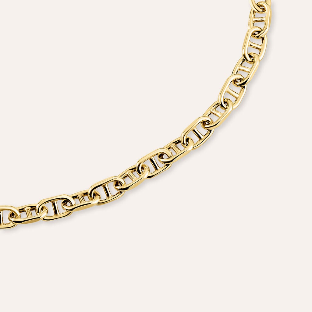 Bracciale Catena Oro Uomo Oro Giallo