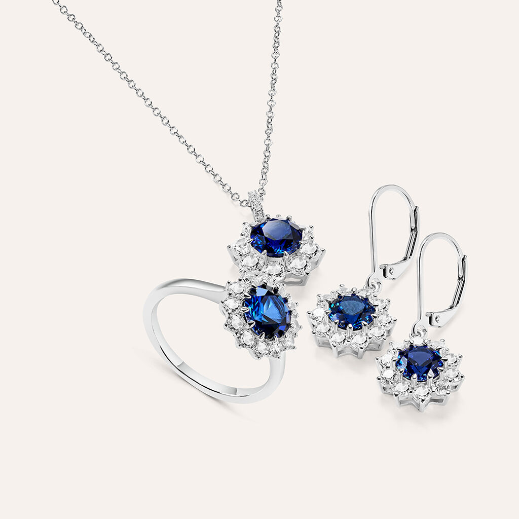 Collana Silver Elegance Argento Rodiato Cubic Zirconia