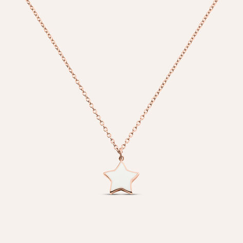 Collana Lady Sweet Acciaio Rosato Stella marina - Collane Donna | Stroili