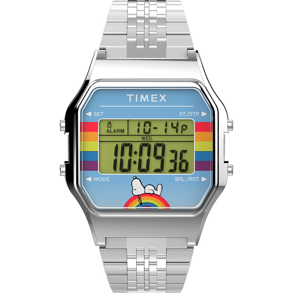 Orologio Al Quarzo Timex 80 Peanuts Tw2v61300 - Orologi con Datario Unisex | Stroili