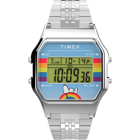 Orologio Al Quarzo Timex 80 Peanuts Tw2v61300 - Orologi con Datario Unisex | Stroili