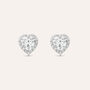 Orecchini Lobo Punto Luce Claire Oro Bianco Cubic Zirconia