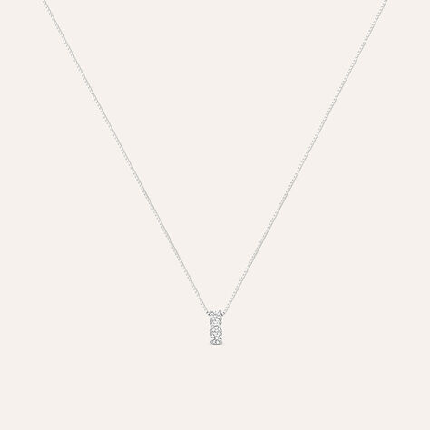 Collana Trilogy Silver Elegance Argento Rodiato Cubic Zirconia - Gioielli Donna | Stroili