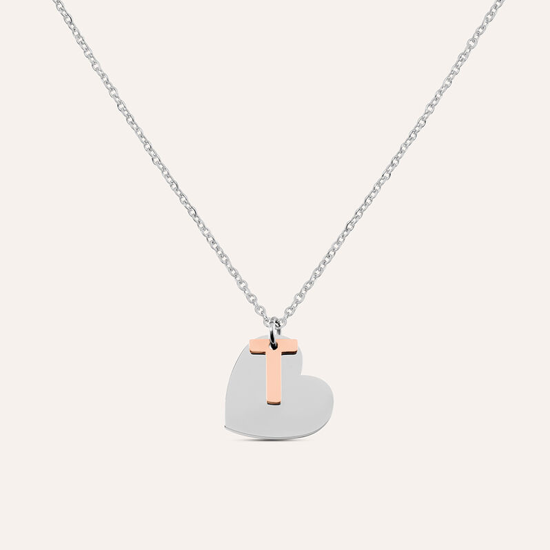 Collana Sunrise Acciaio Bicolore Bianco / Rosa - Collane Donna | Stroili
