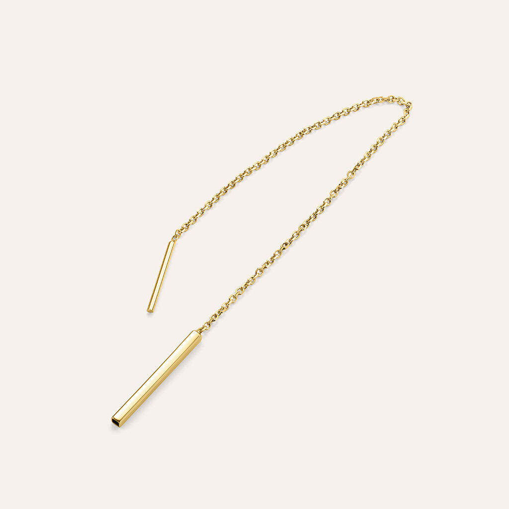 Mono Orecchino Pendente Saliscendi Beverly Oro Giallo - Mono Orecchino Donna | Stroili