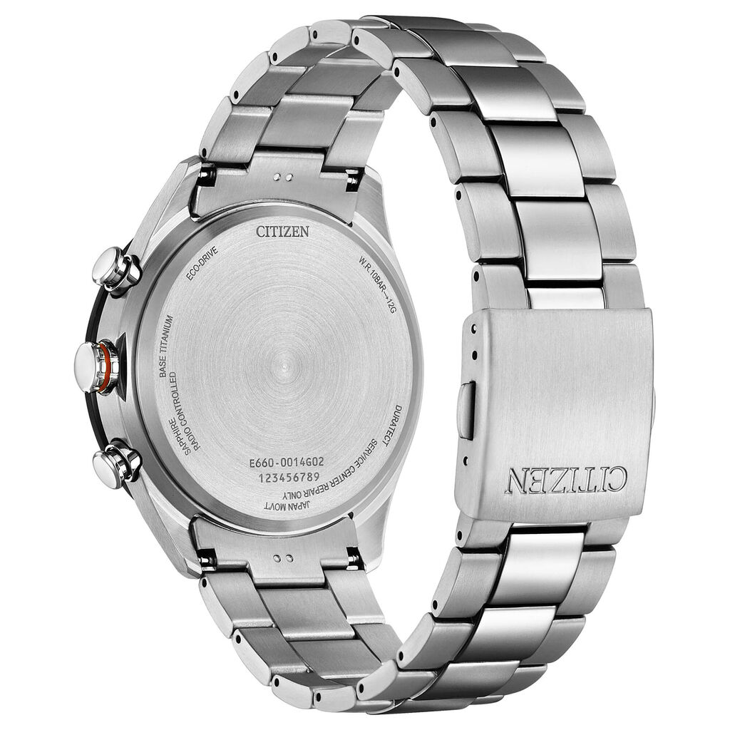 Orologio Eco Drive Citizen Radiocontrollato Cb5946-82x