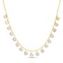 Collana Multi Punto Luce Romantic Shine Metallo Dorato Cristallo