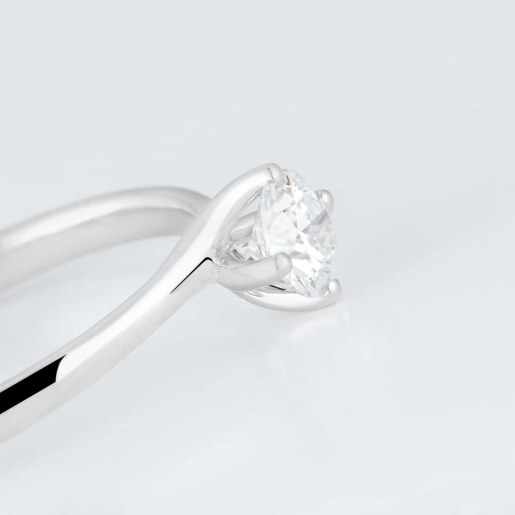 Anello Solitario Valentino Diamade Oro Bianco Diamante Lab-Grown - Anelli con Pietre Donna | Stroili