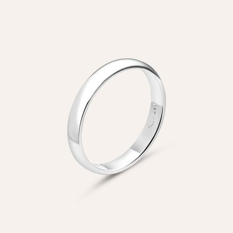 Fede Classica 3 mm Argento Rodiato - Fedi Uomo | Stroili