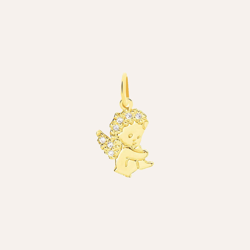 Pendente Holy Oro Giallo Cubic Zirconia