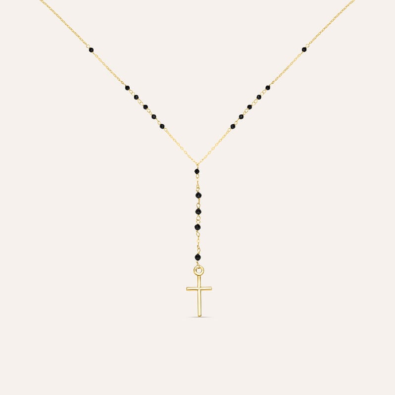 Collana Rosario Holy Oro Giallo Spinello - Collane Rosario Donna | Stroili