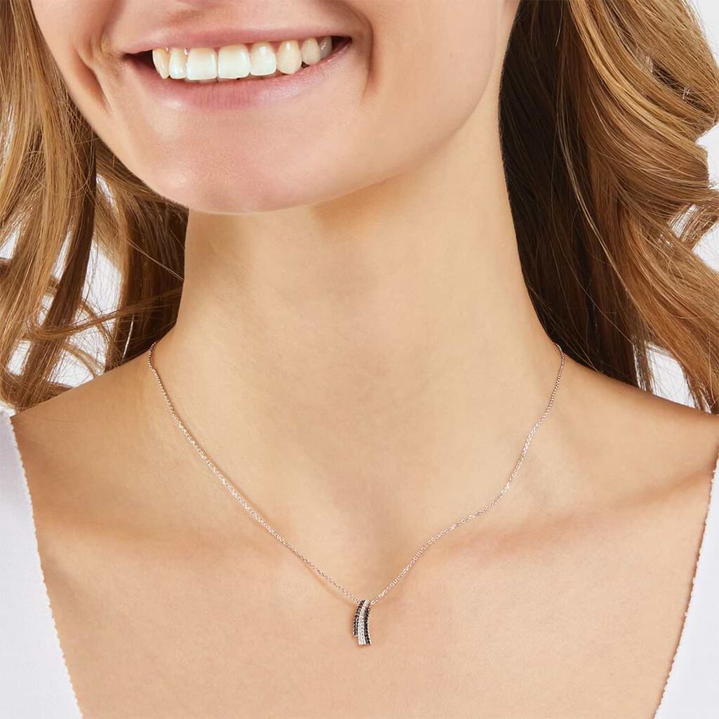 Collana Sophia Oro Bianco Diamante - Collane Donna | Stroili