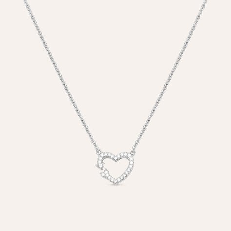 Collana Silver Moments Argento Rodiato Cubic Zirconia - Collane Donna | Stroili