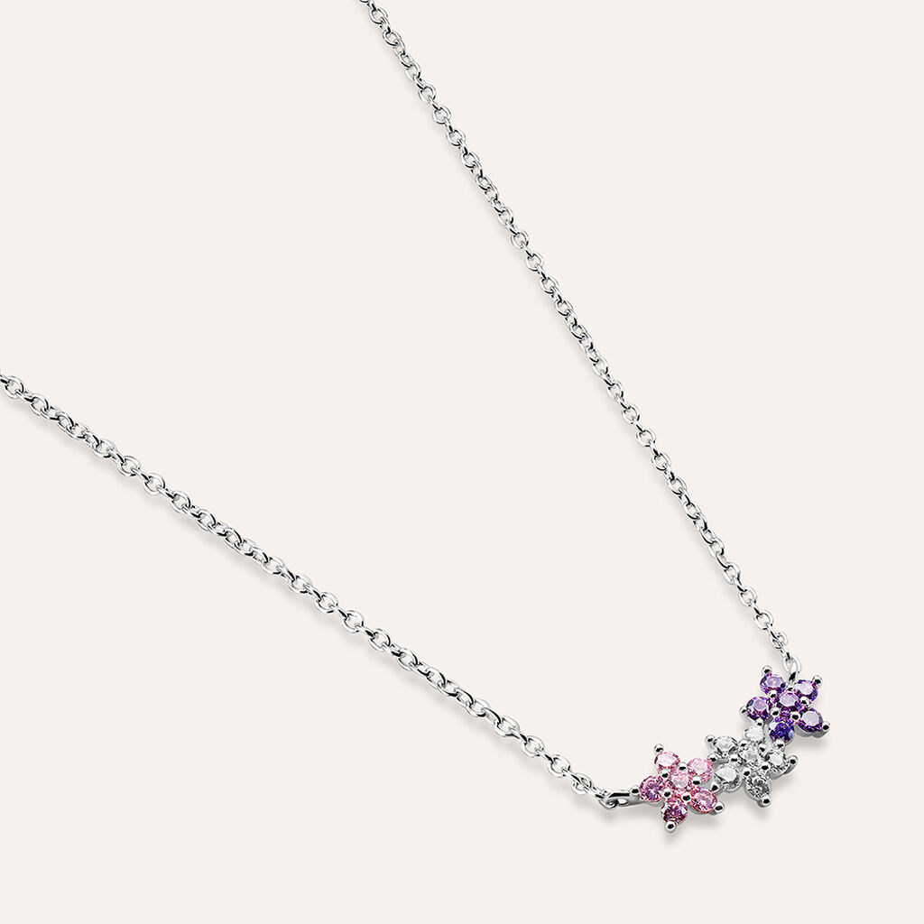 Collana Silver Shine Argento Rodiato Cubic Zirconia