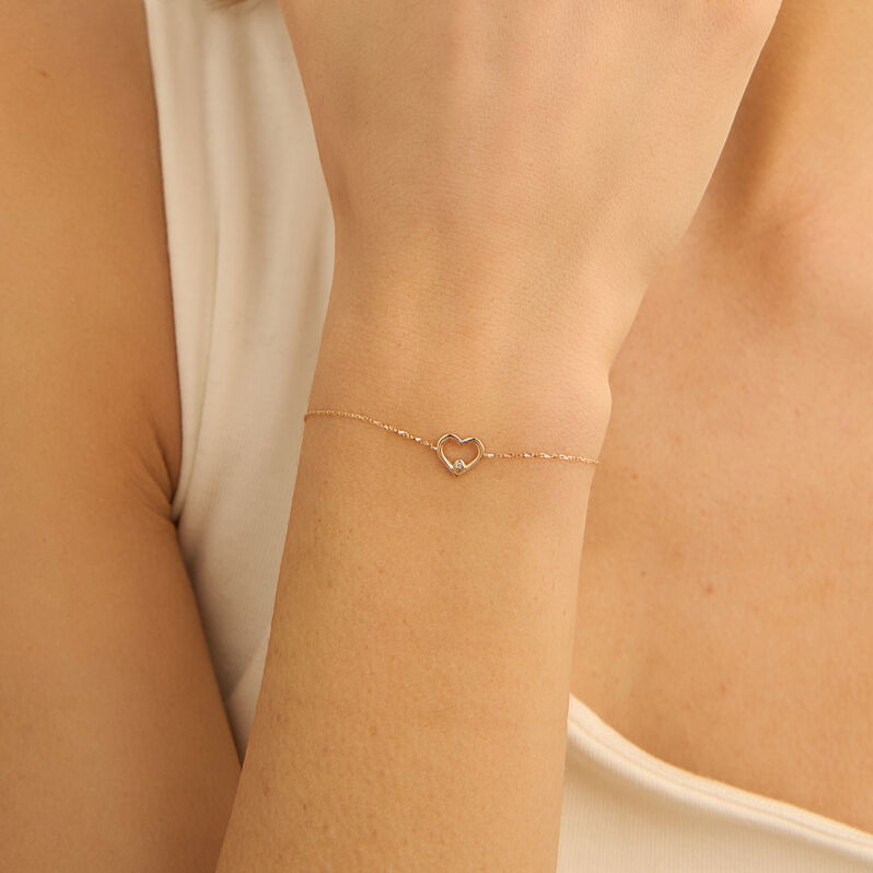 Bracciale Sophia Oro Giallo Diamante - Bracciali Love Donna | Stroili