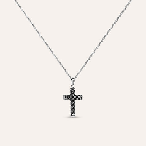 Collana Man Code Acciaio Cristallo - Collane Uomo | Stroili