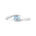 Anello Solitario Amélie Oro Bianco Topazio - Anelli con Pietre Donna | Stroili