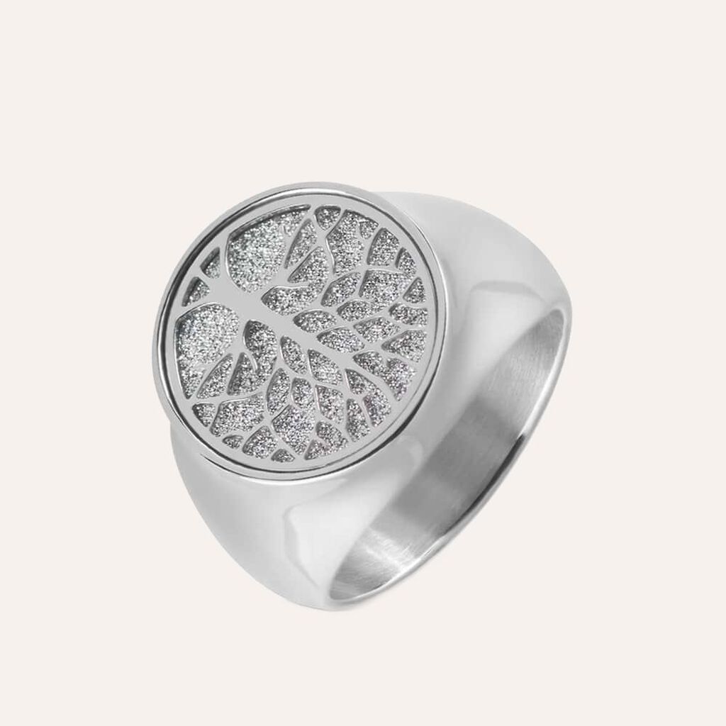 Anello Chevalier Aura Acciaio