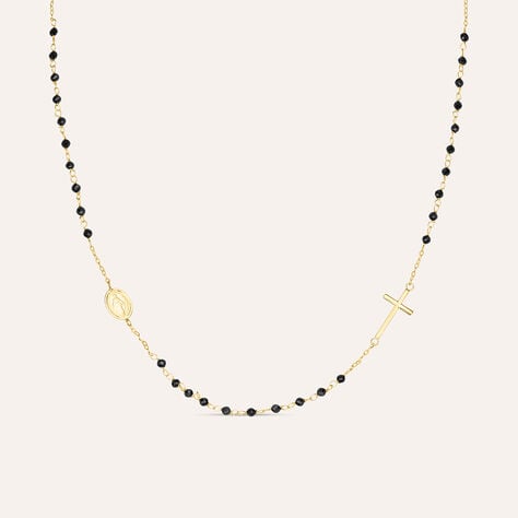 Collana Rosario Holy Oro Giallo Spinello - Collane Rosario Donna | Stroili