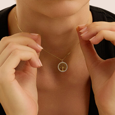 Collana Claire Oro Giallo Cubic Zirconia - Collane Donna | Stroili