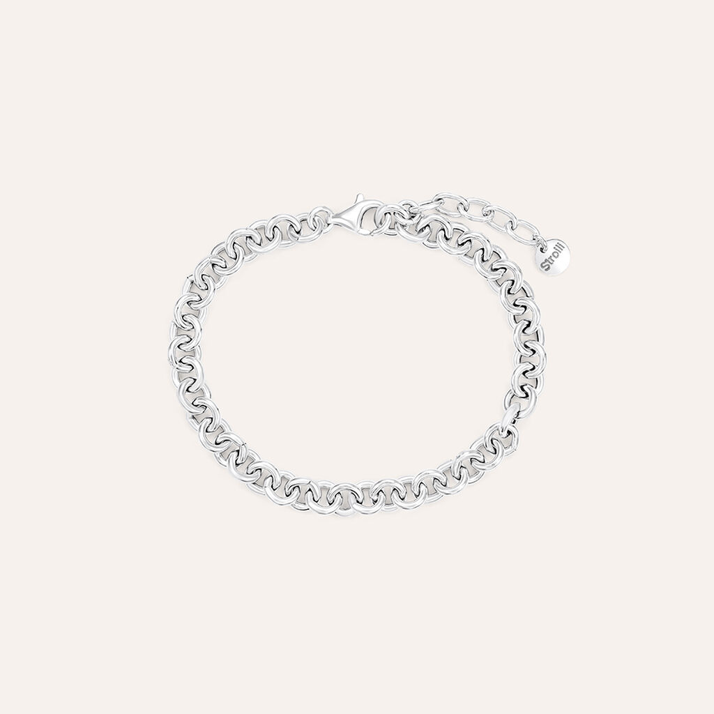 Bracciale Catena Silver Collection Argento Rodiato