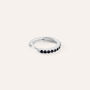 Mono Orecchino A Cerchio Gentleman Argento Rodiato Cubic Zirconia