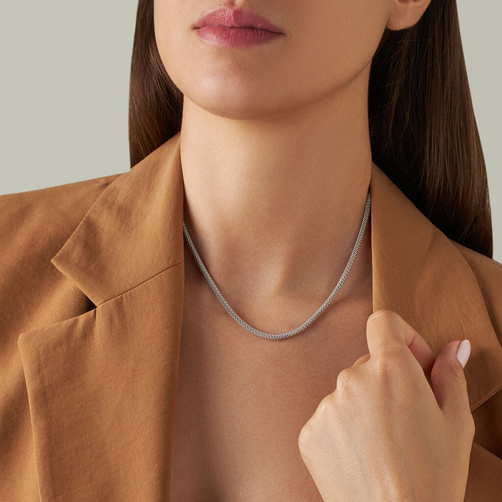 Catena Colette Oro Bianco - Collane Catena Donna | Stroili