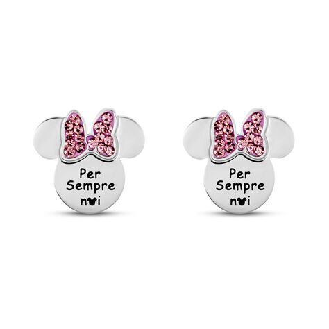 Orecchini Lobo Mickey Mouse & Friends Acciaio Cristallo - Orecchini a Lobo Donna | Stroili