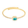 Bangle Romantic Shine Metallo Dorato Cristallo