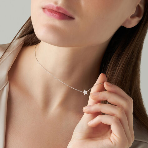 Collana Sophia Oro Bianco Diamante - Collane Donna | Stroili