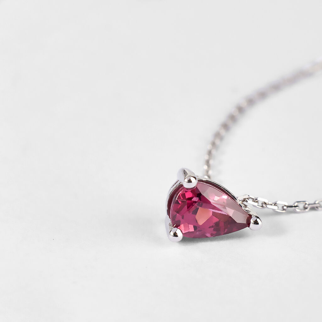 Collana Punto Luce Jasmine Oro Bianco Rodolite - Collane Punto Luce Donna | Stroili