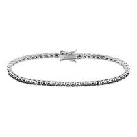 Bracciale Tennis Silver Elegance Argento Rodiato Cubic Zirconia