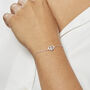Bracciale Am&eacute;lie Oro Bianco Topazio Cubic Zirconia