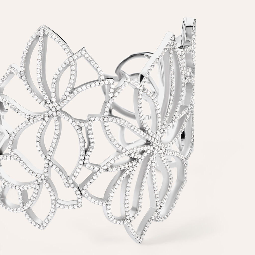 Bangle Silver Elegance Argento Rodiato Cubic Zirconia