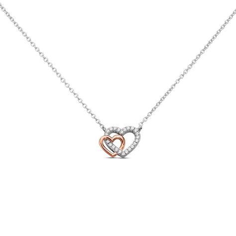 Collana Silver Moments Argento Bicolore Bianco / Rosa Cubic Zirconia - Collane Donna | Stroili