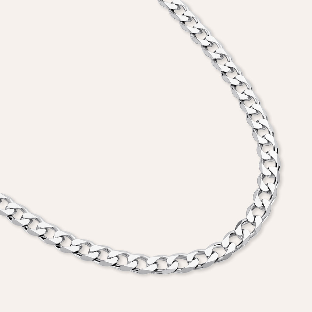 Catena Gentleman Argento Rodiato
