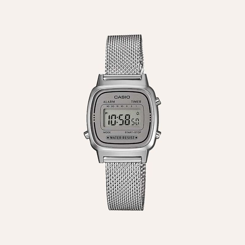 Orologio Al Quarzo Casio Vintage La670wem-7ef (so Sett) - Orologi a Maglia Milanese Donna | Stroili