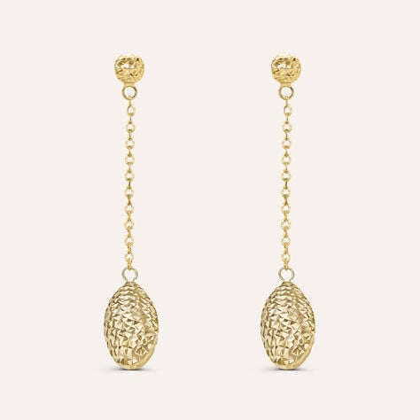 Orecchini Pendenti Golden Lover Oro Giallo - Orecchini Pendenti Donna | Stroili