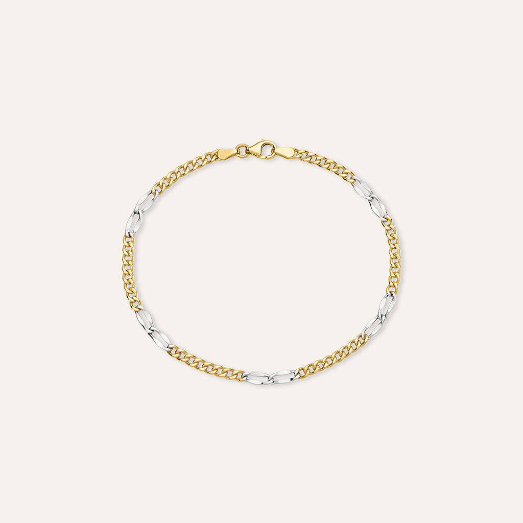 Bracciale Catena L'homme Or Oro Bicolore