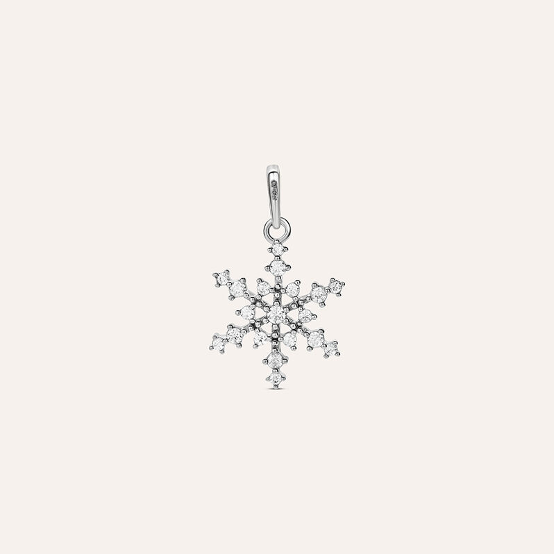 Pendente Poème Oro Bianco Cubic Zirconia - Ciondoli Donna | Stroili