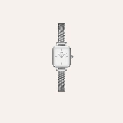 Orologio Al Quarzo Daniel Wellington Quadro Mini White Dw00100726 - Orologi solo Tempo Donna | Stroili