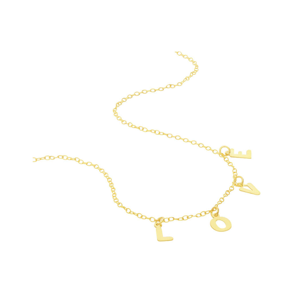Collana Gold Names Oro Giallo