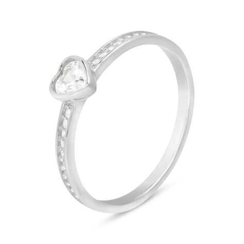 Anello Solitario Silver Elegance Argento Rodiato Cubic Zirconia - Anelli con Pietre Donna | Stroili